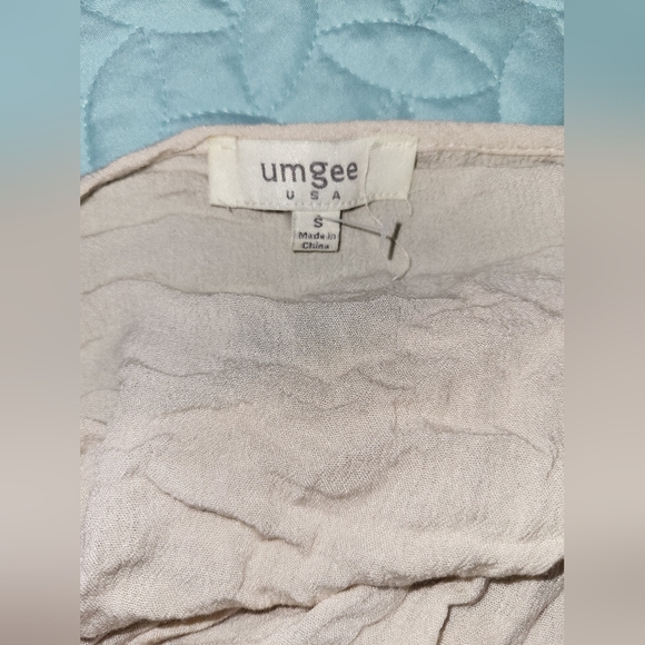 Umgee crochet lace boho tunic top S - Picture 2 of 5